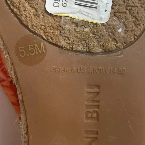 Gianni Bini Wedge Women’s Sandals Size 5.5 New - Picture 6 of 11